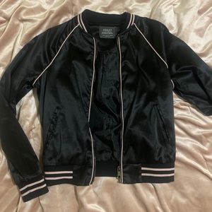 Ashley by 26 International Black Bomber Jacket